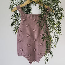 Load image into Gallery viewer, Knit Pom Romper
